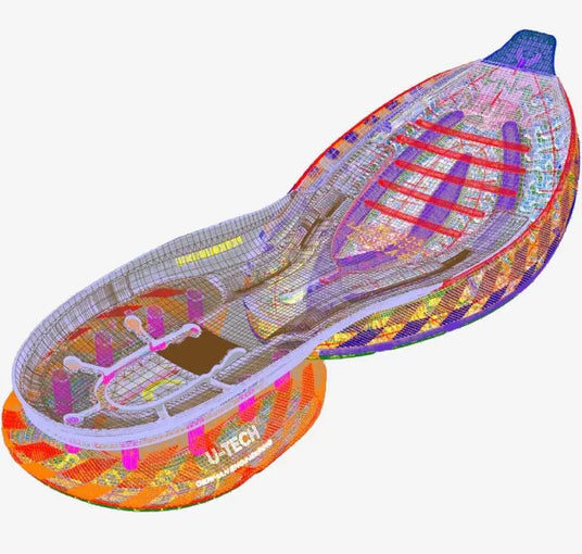 true motion running shoes utech