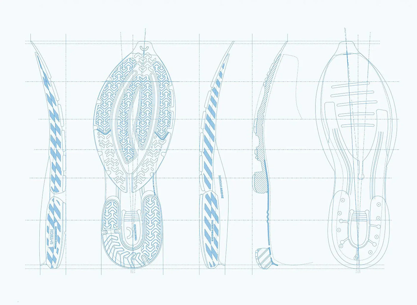 running shoe construction