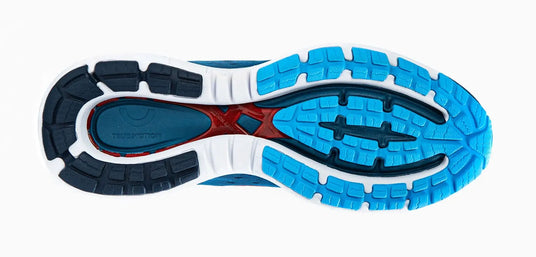 full-length u-tech design in the forefoot and rearfoot