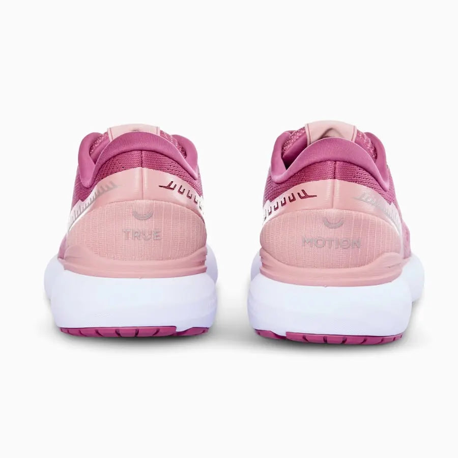 true motion nevos 3 running shoes pink women pair